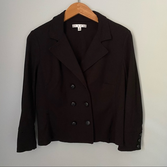 CAbi Style 215 Colette Ponte Cropped Blazer large - Picture 1 of 9